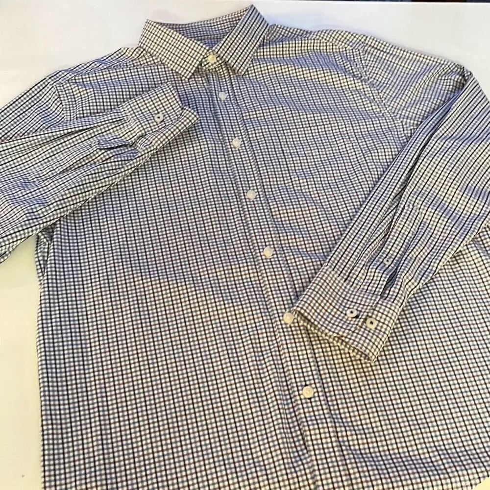 Untuckit Stretch Check Button Up Sz. L - Picture 3 of 9